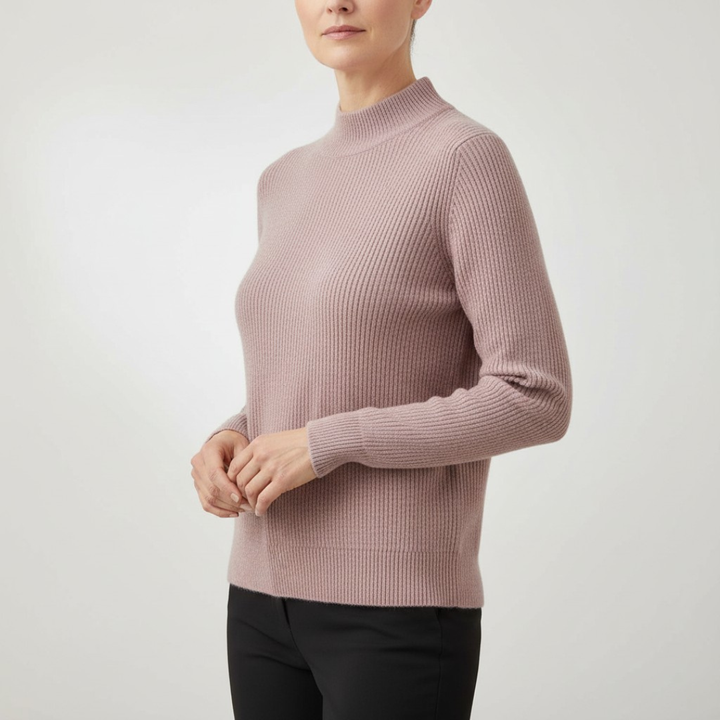 Helena™ | Ribbstickad Coltröja