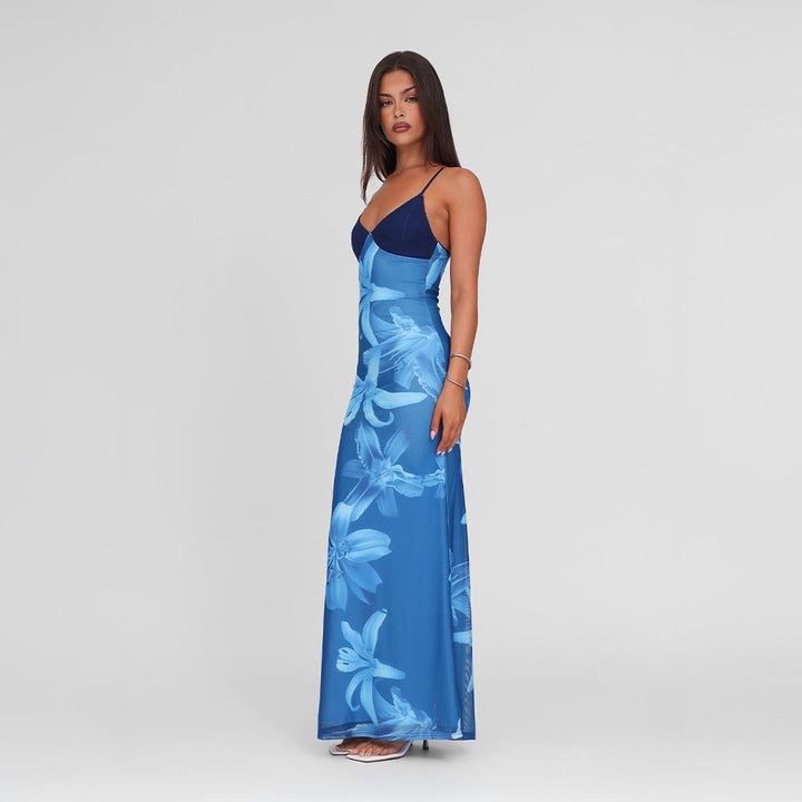 Isalène™ | Blommig Maxiklänning