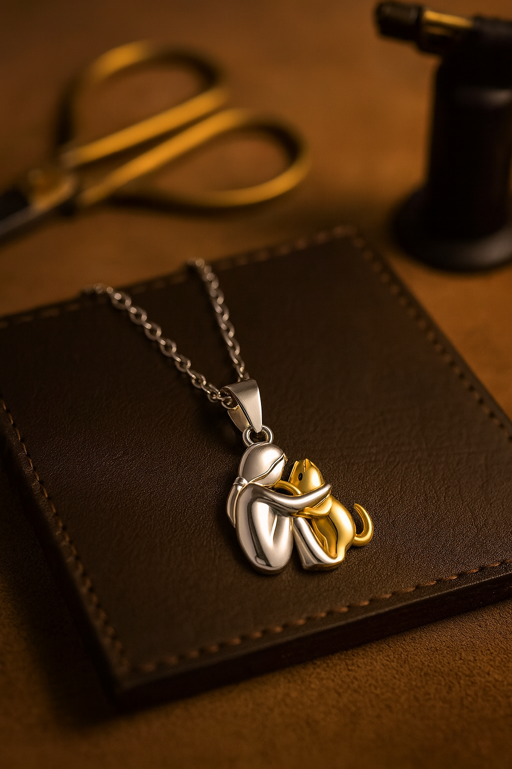 Helena™ | Halsband med kattanhängare