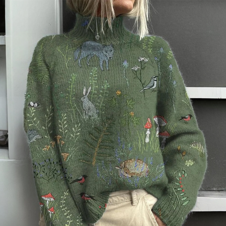 Helena™ | Varm och Elegant Turtleneck Tröja