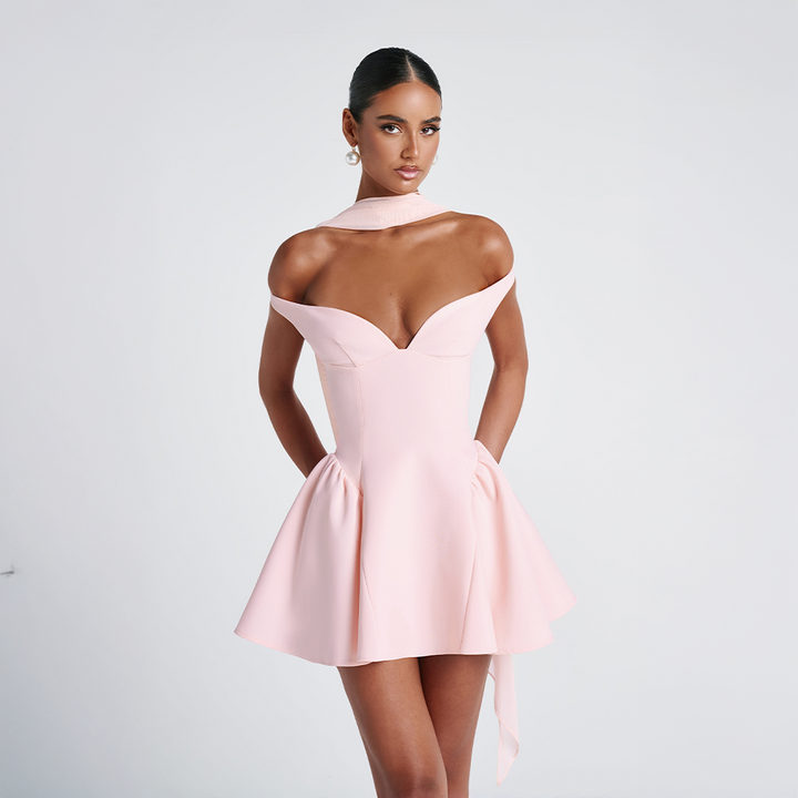 Nola™ | Mini Bardot Klänning