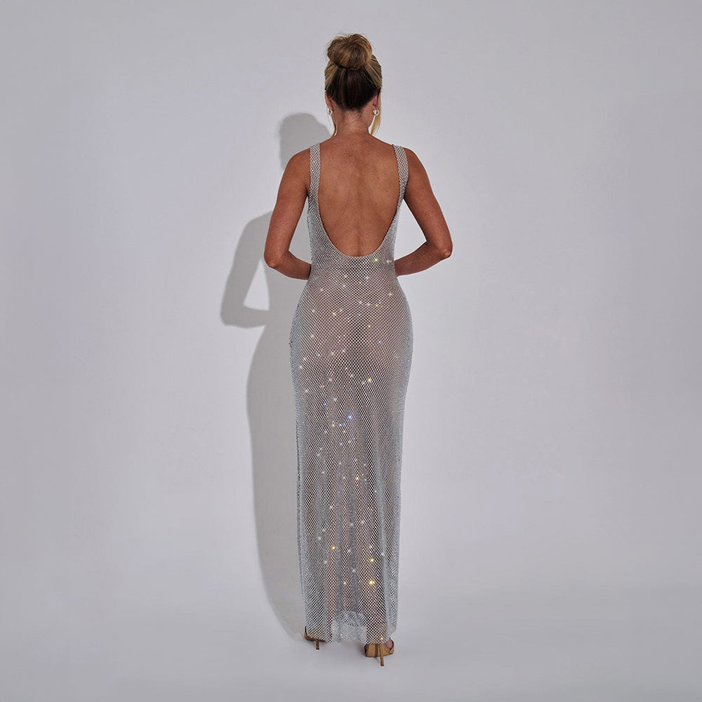 Liora™ | Glittrande Maxi Klänning