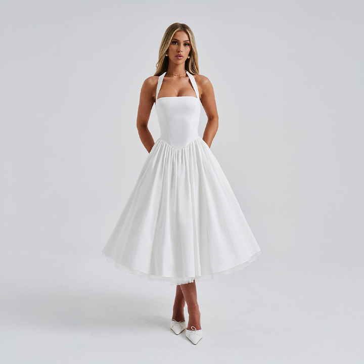 Monétine™ | Midi Korsettklänning