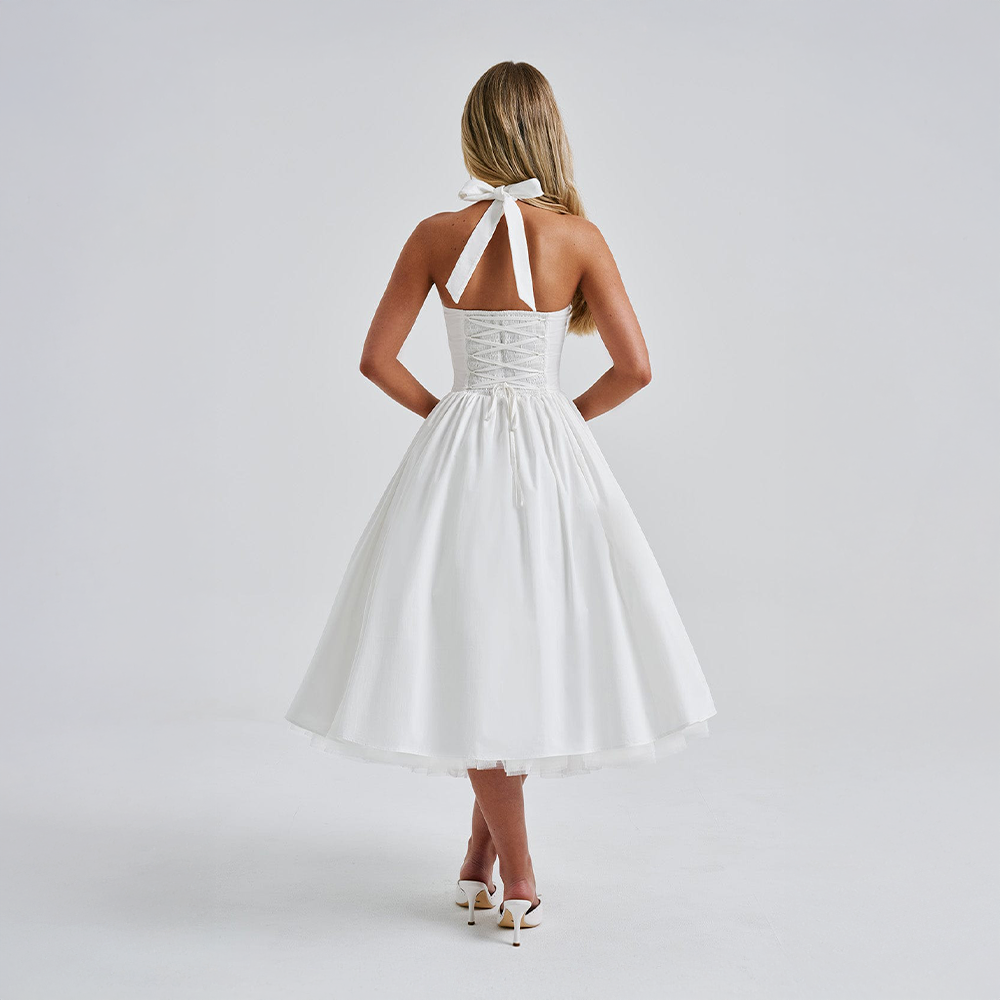 Monétine™ | Midi Korsettklänning