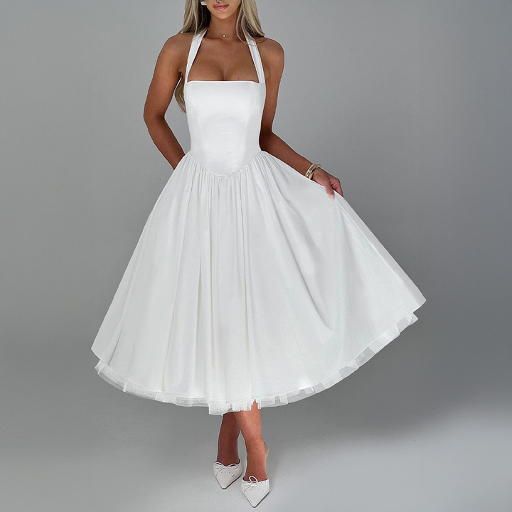 Monétine™ | Midi Korsettklänning