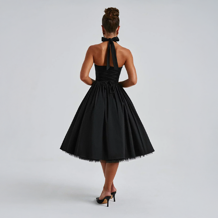 Monétine™ | Midi Korsettklänning