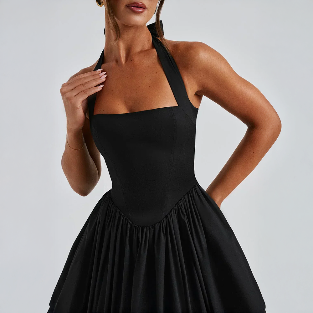 Monétine™ | Midi Korsettklänning