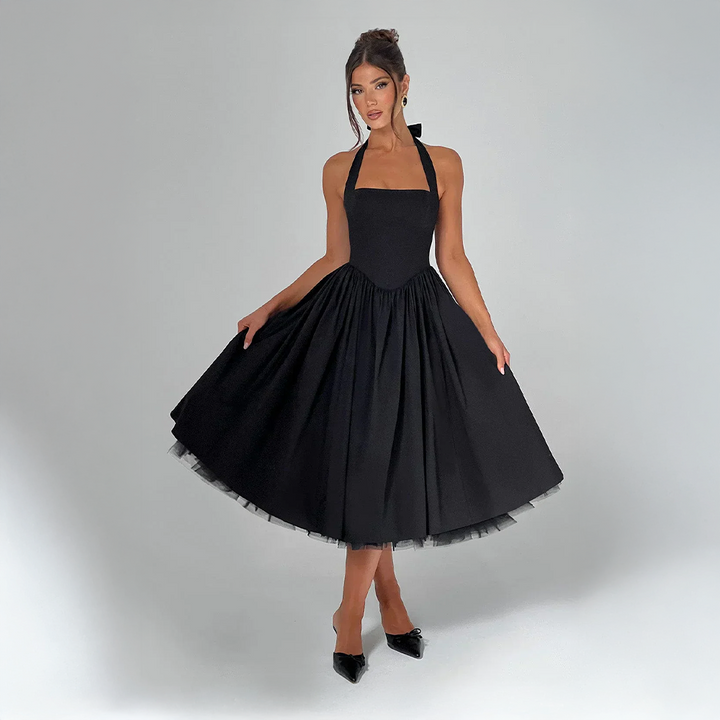 Monétine™ | Midi Korsettklänning